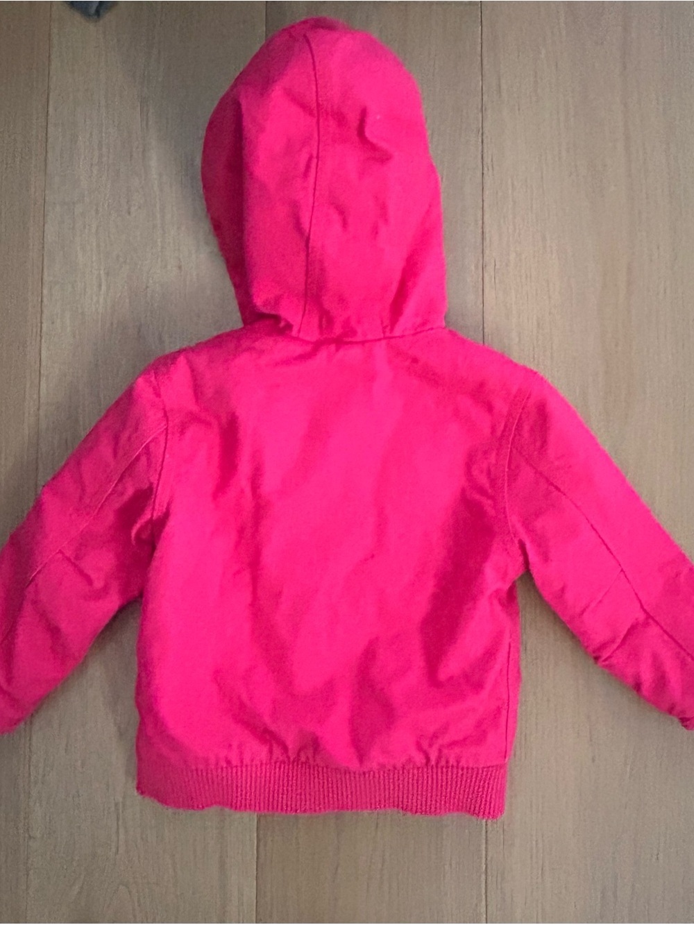 Carhartt Toddler Girls Pink Sherpa Lined Hooded Jacket - Picture 3 of 6
